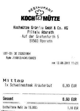 catr Höffner Kochmütze Restaurant